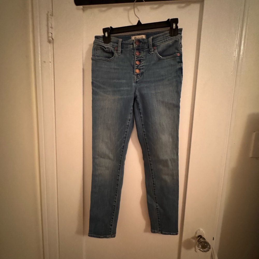 Madewell 9” Mid-Rise Skinny Crop size 26